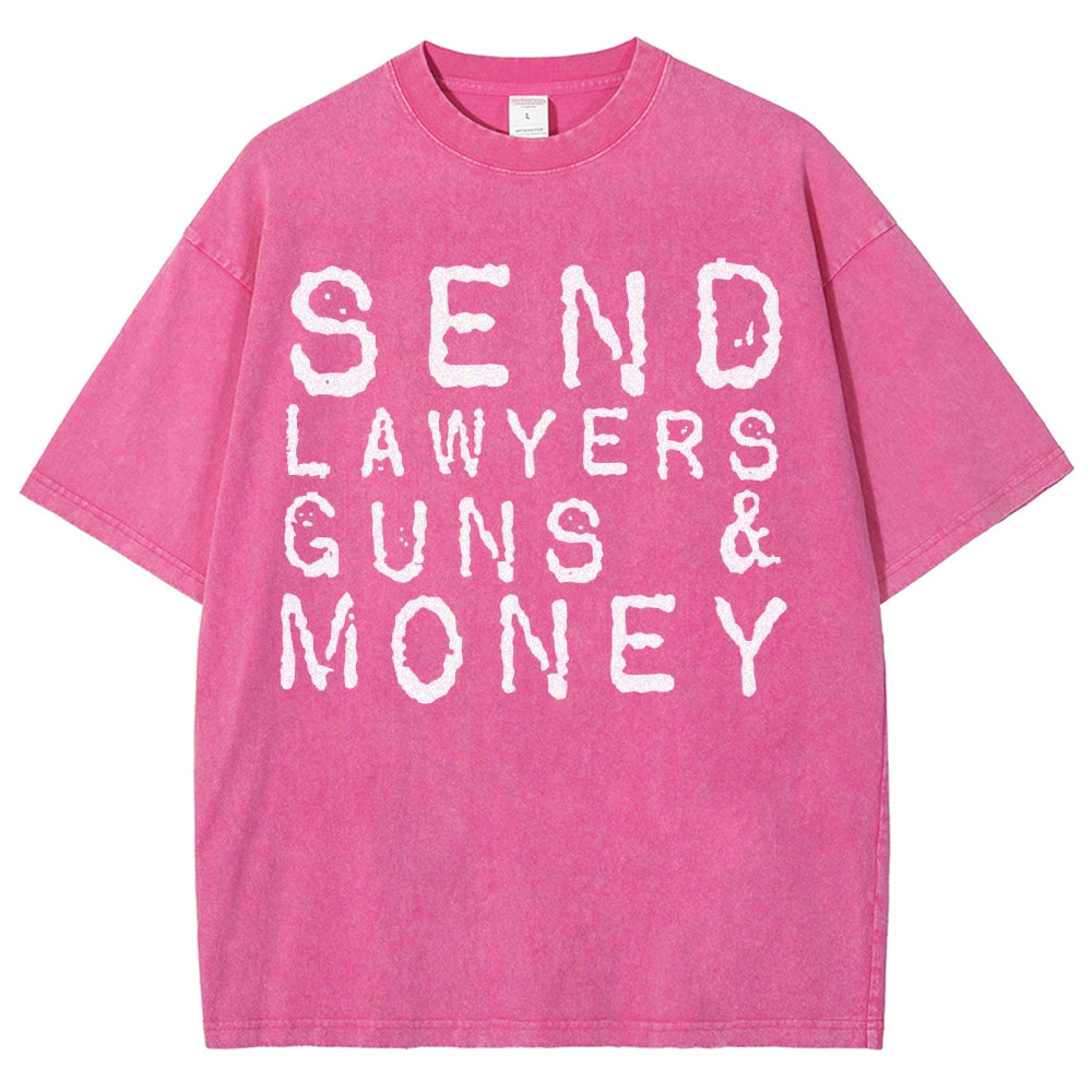 Send Lawyers Guns And Money Vintage Distressed T-shirt