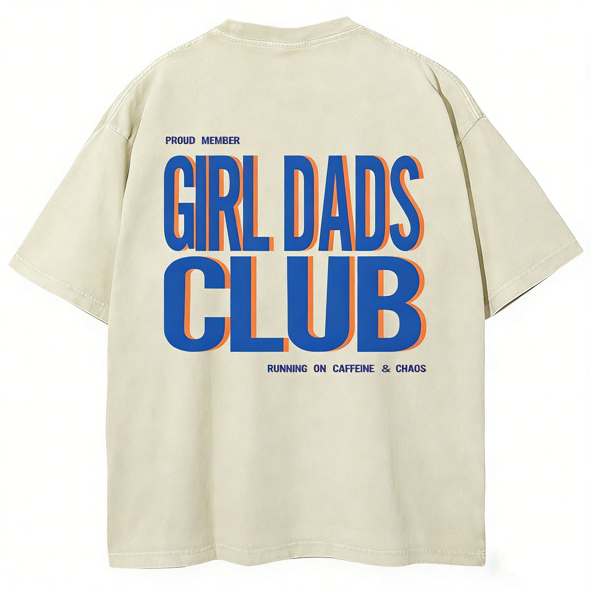 Girl Dads Club Unisex Fit Washed T-shirt