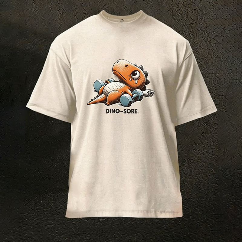 Dino-sore After Workout Washed Gym Shirt