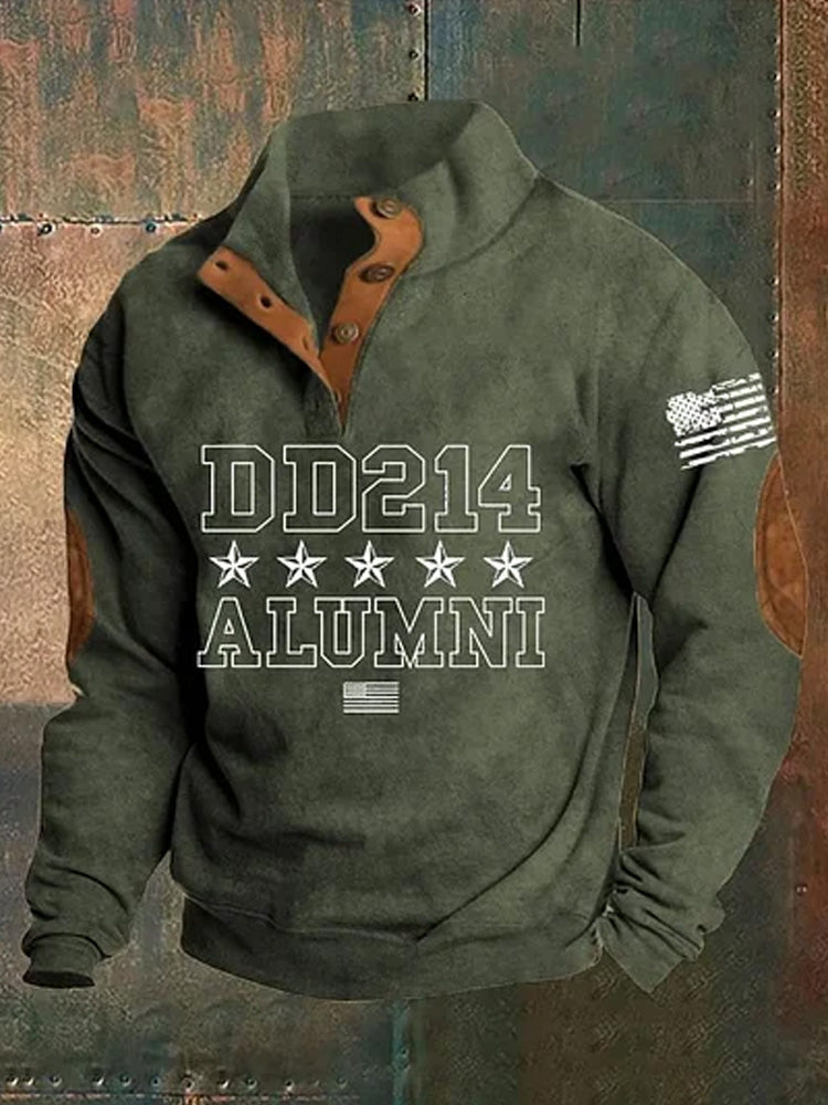 Men's Retro Dd-214 Veteran Sweatshirt