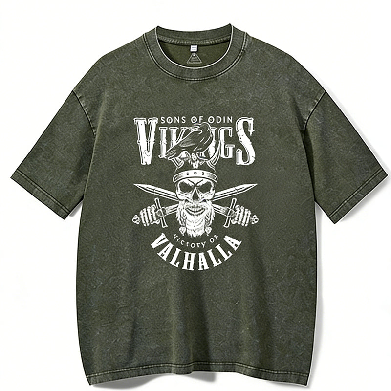 Vikings Valhalla Washed Gym Shirt
