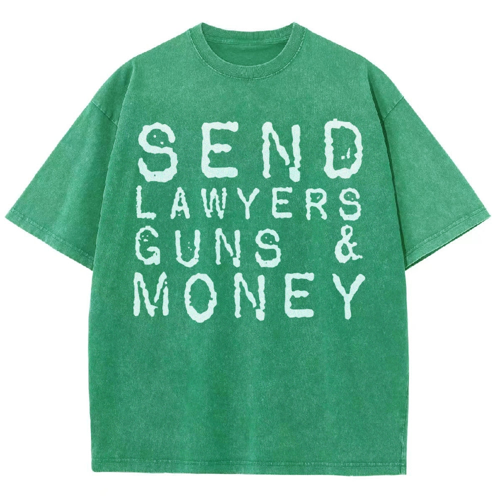 Send Lawyers Guns And Money Vintage Distressed T-shirt