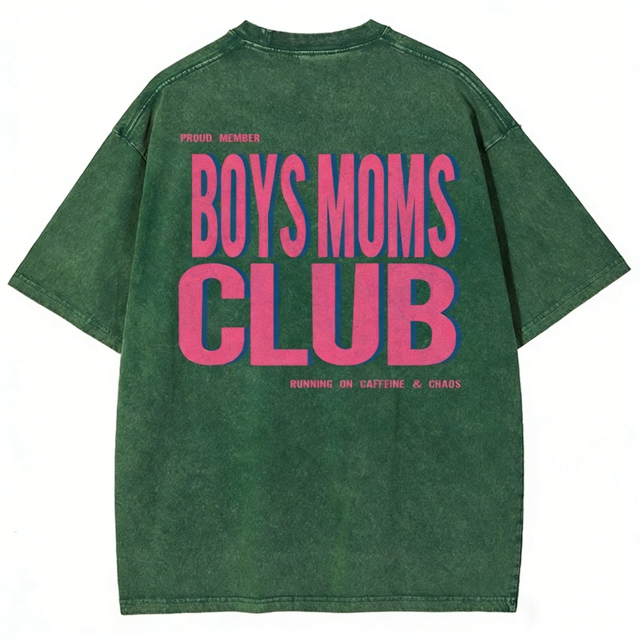 Boys Moms Club Unisex Fit Washed T-shirt