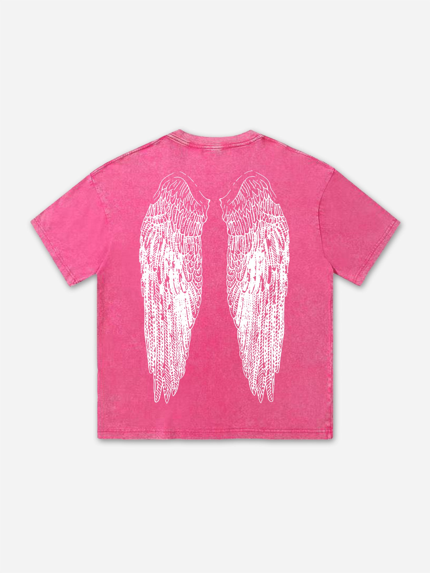 Y2k Angel Wings Gothic Dark Vintage Graphic Acid Washed T-shirt