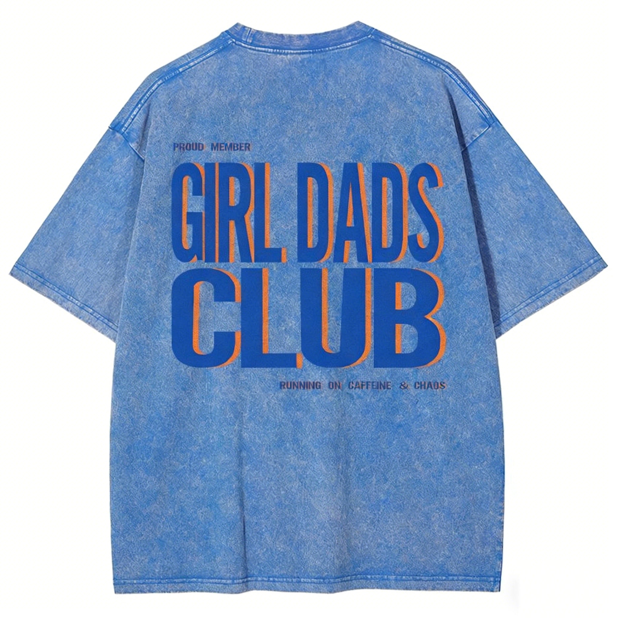 Girl Dads Club Unisex Fit Washed T-shirt