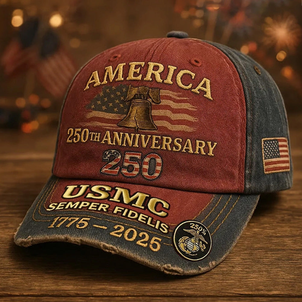 United States 250th Anniversary Print Cap