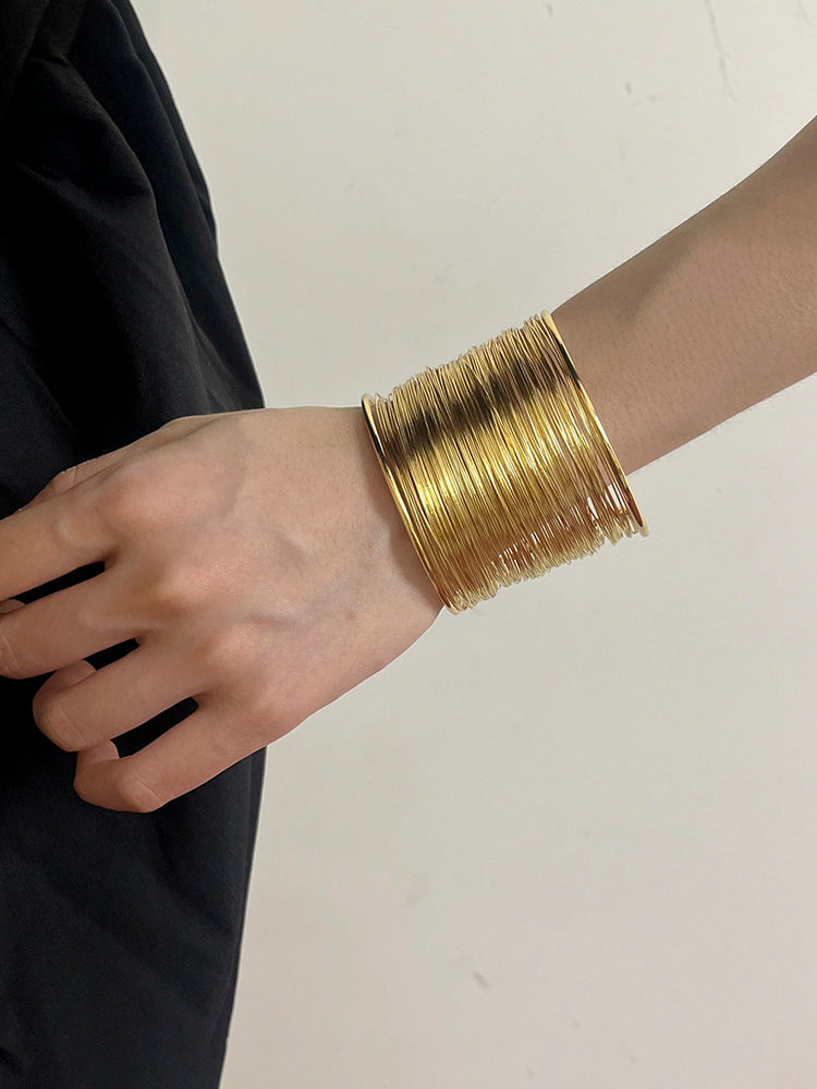 Ancient Egyptian Open Multi-layer Wrapped Arm Band Bracelet