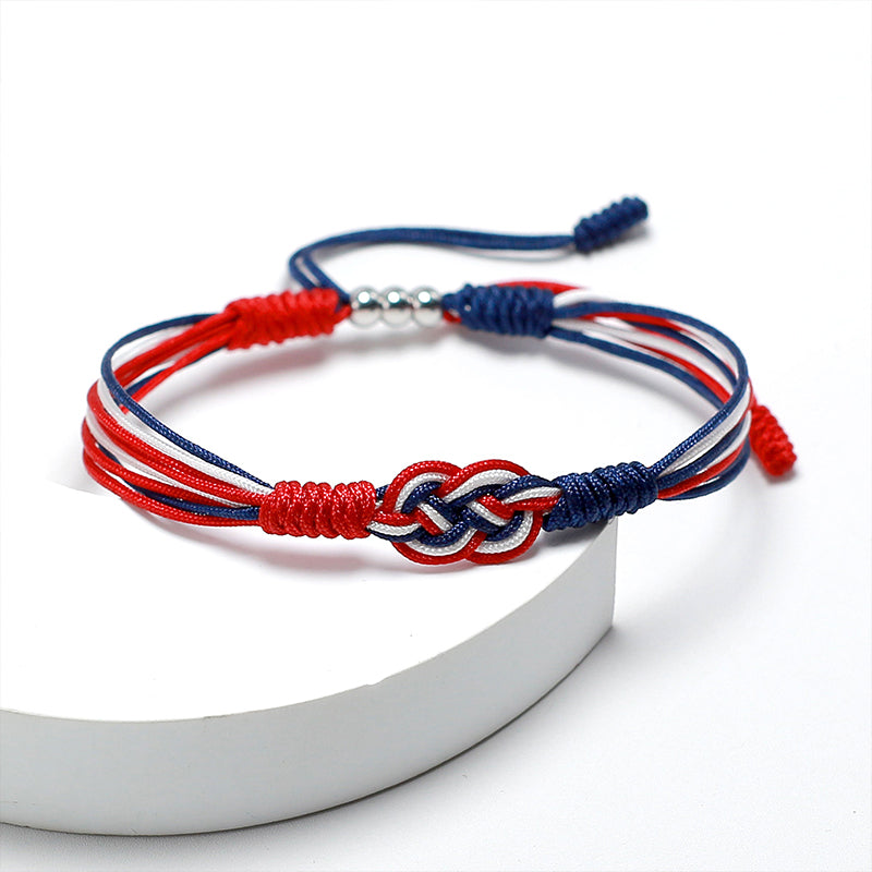 American Flag Colors Inspired Bracelet