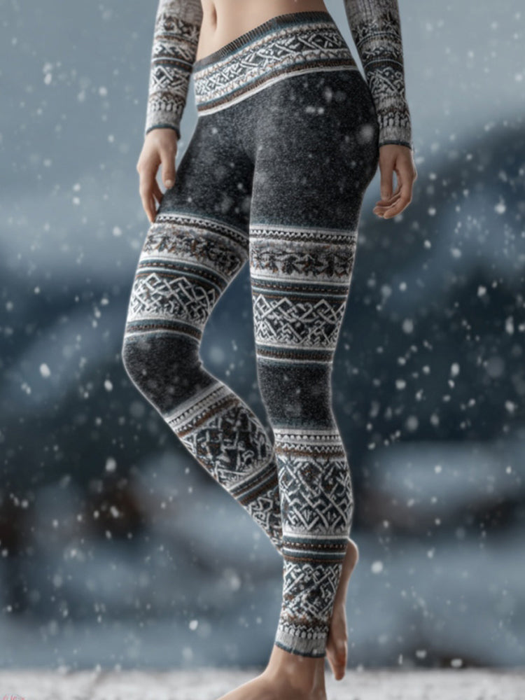 Women's Retro Viking Celtic Style Celtic Knot Comfortable Leggings