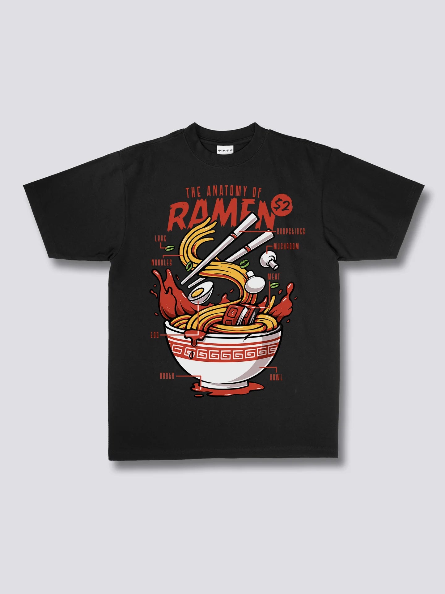 Anatomy Of Ramen T-shirt