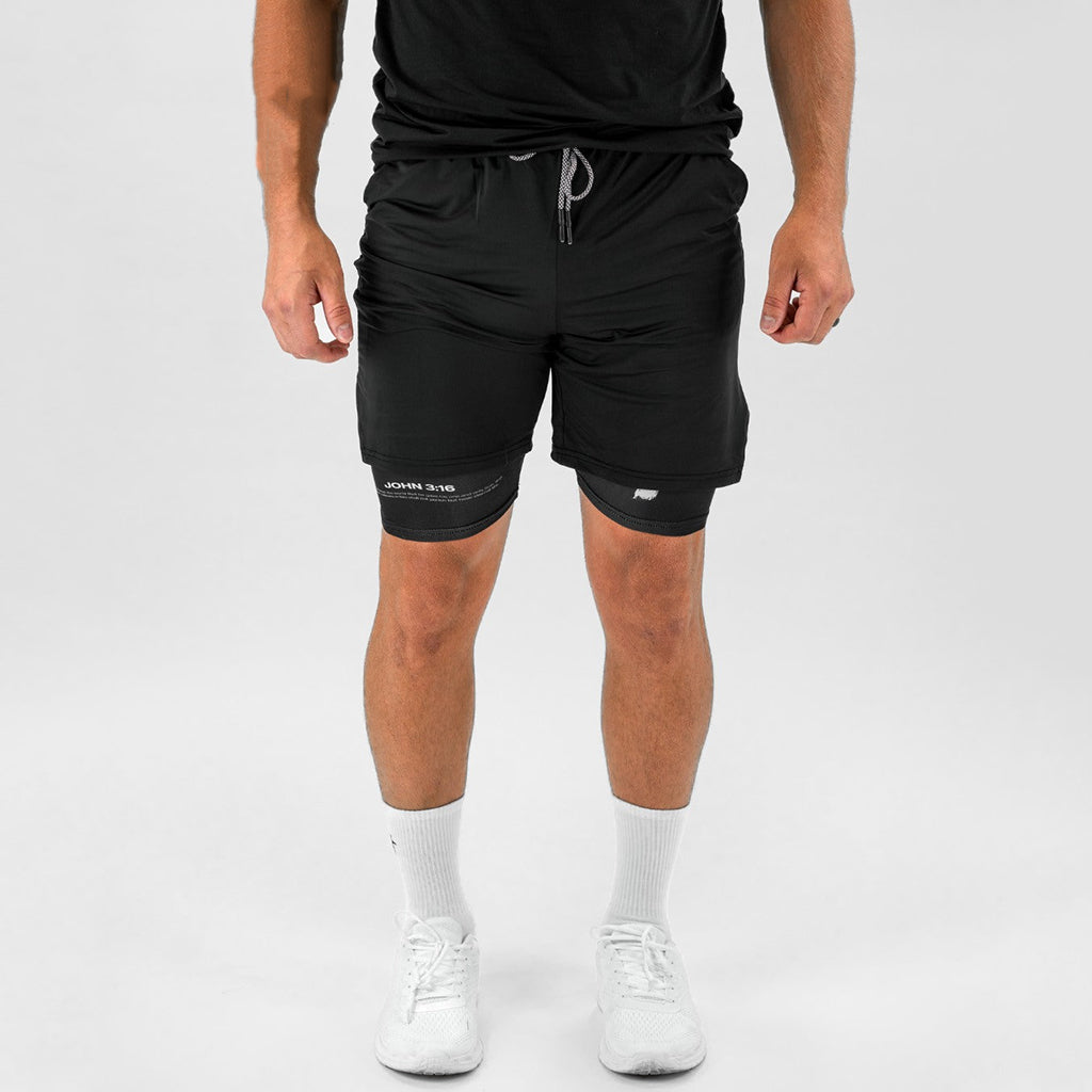 John 3:16 Cross Performance Shorts