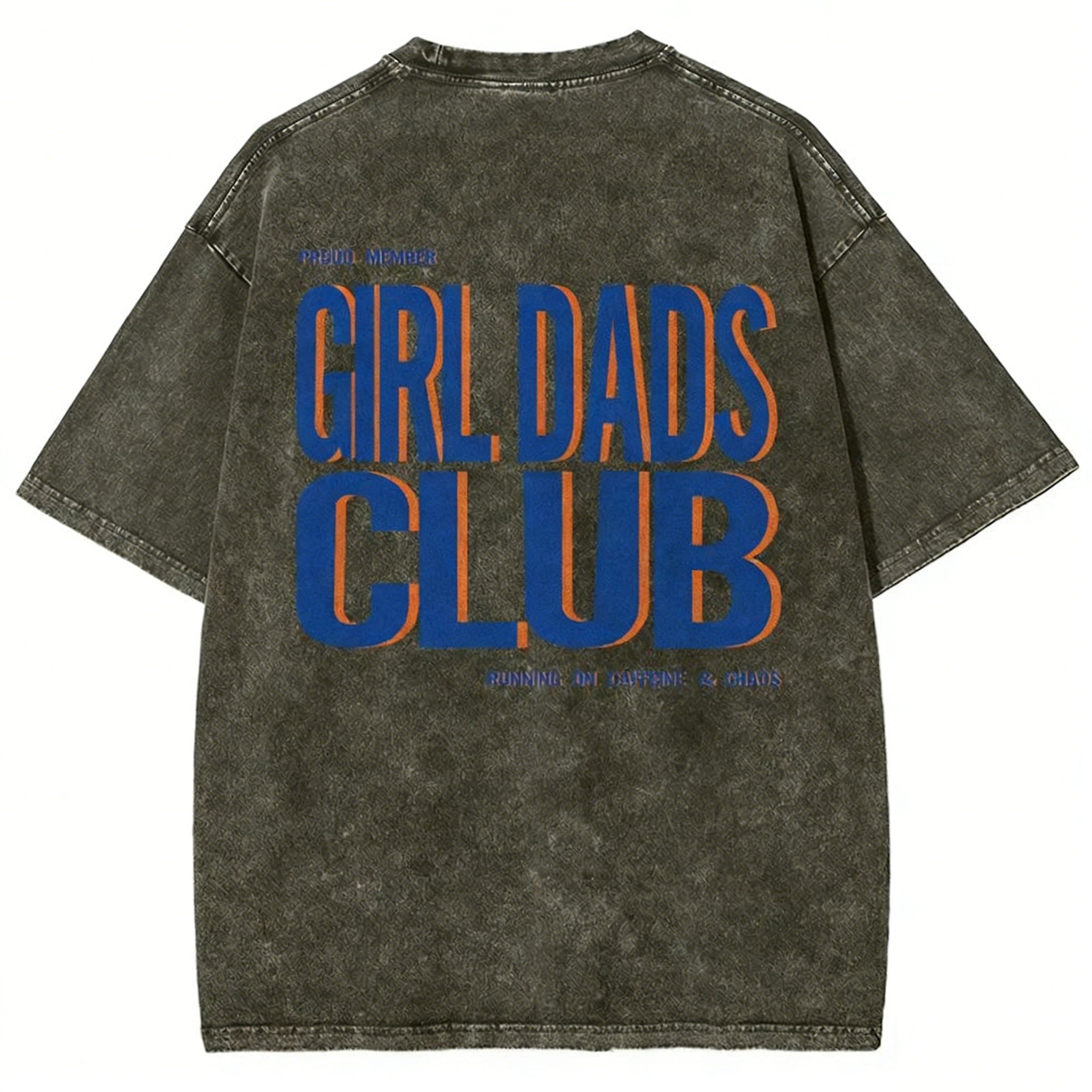Girl Dads Club Unisex Fit Washed T-shirt