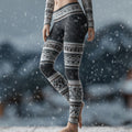Women's Retro Viking Celtic Style Celtic Knot Comfortable Leggings