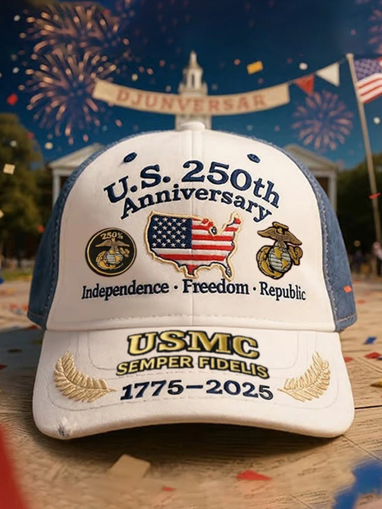 U.s. 250th Anniversary Retro Washed Cap