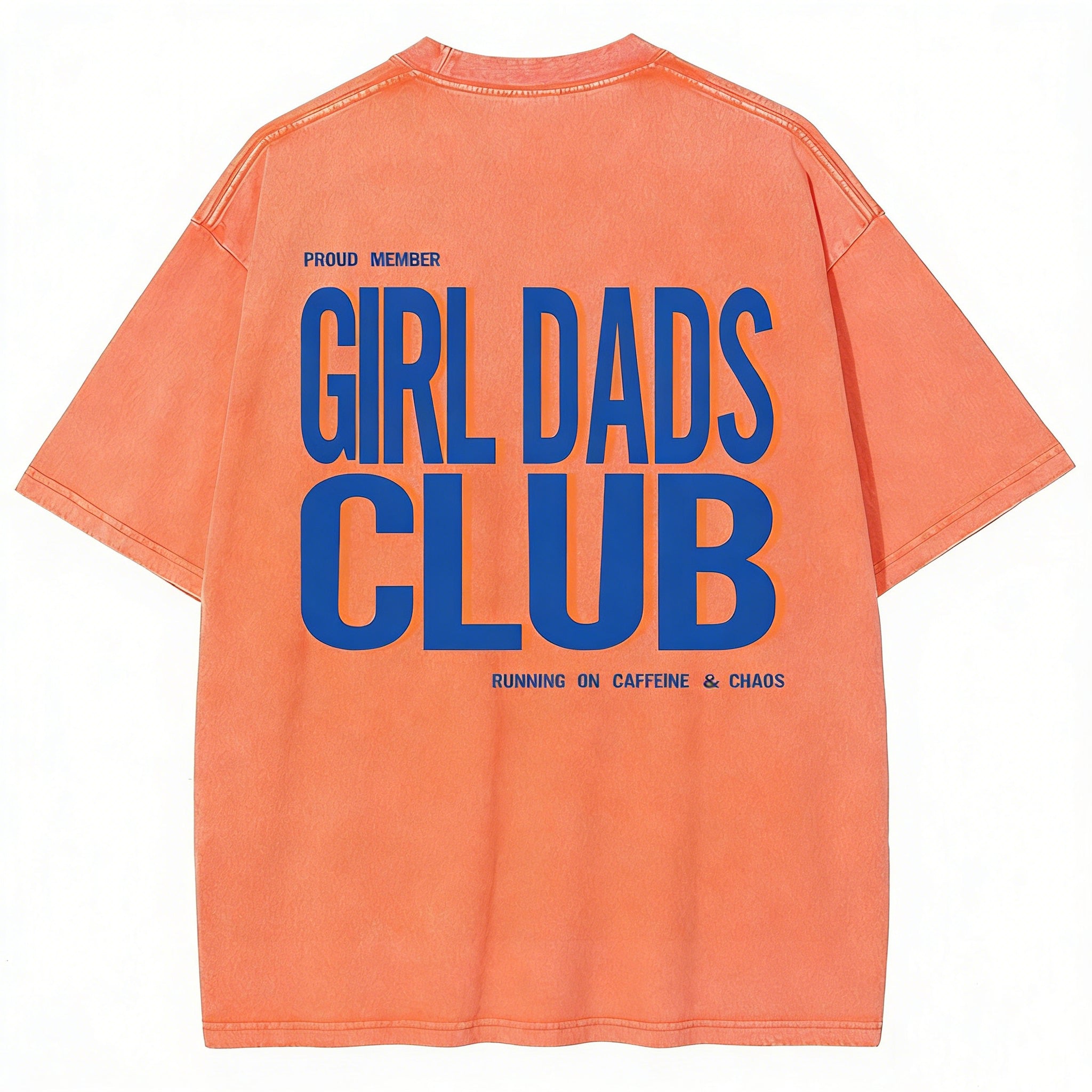 Girl Dads Club Unisex Fit Washed T-shirt