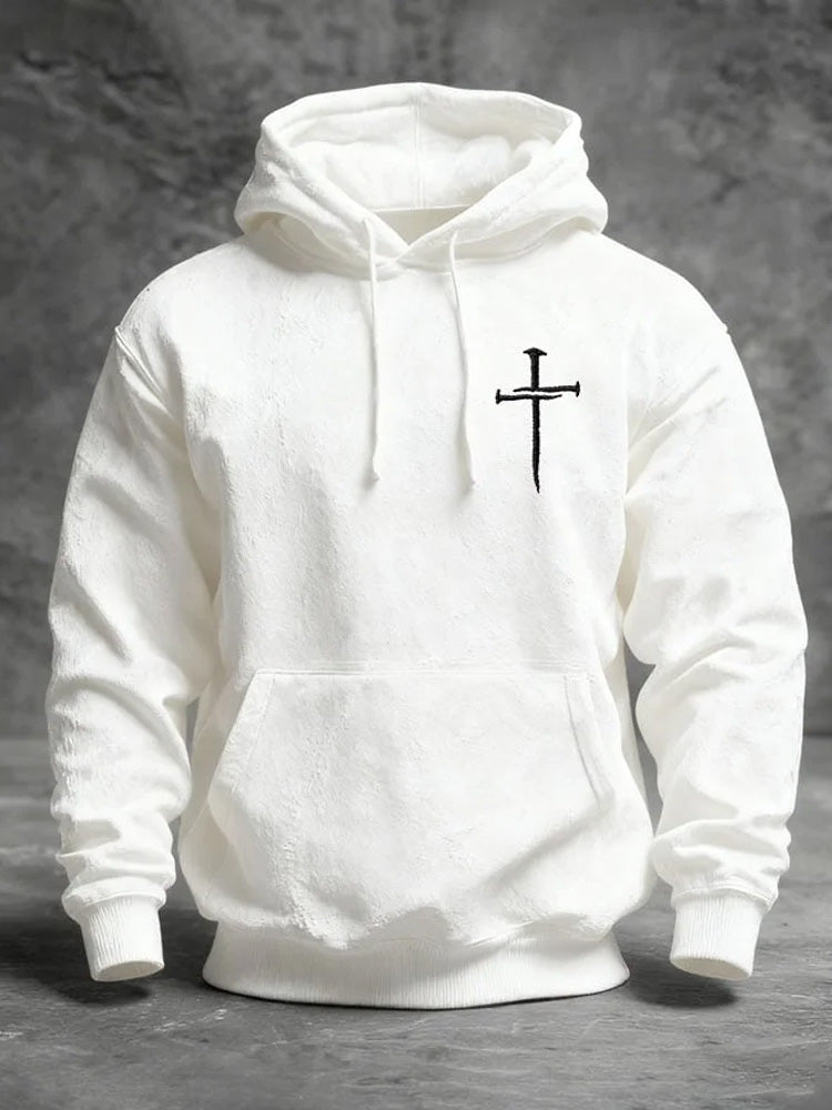 Men's Faith Cross Vintage Hoodie