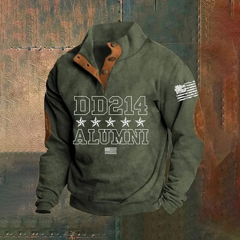 Men's Retro Dd-214 Veteran Sweatshirt