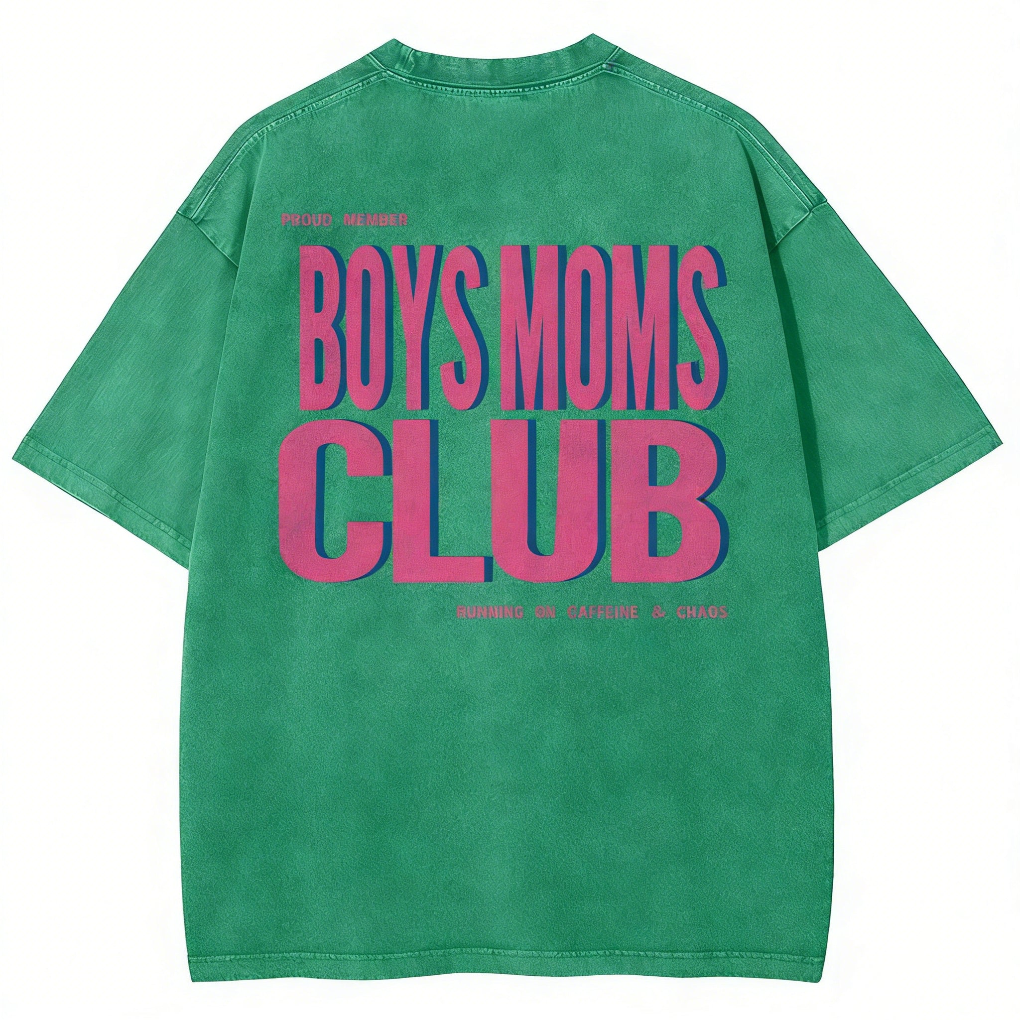 Boys Moms Club Unisex Fit Washed T-shirt
