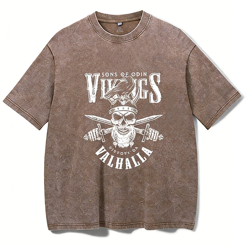 Vikings Valhalla Washed Gym Shirt