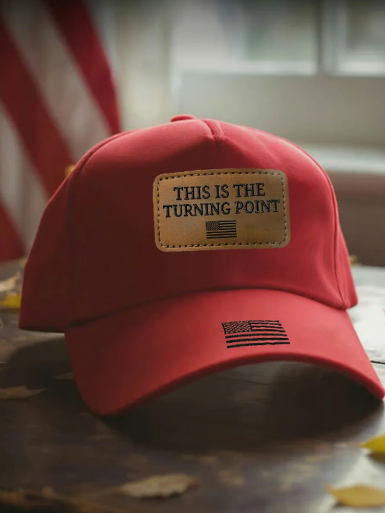 This Is A Turning Point Print Baseball Cap