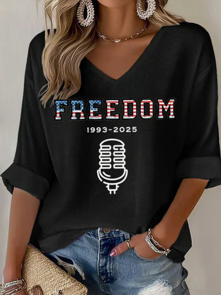 Women's Commemorative Leader Print Waffle T-shirt