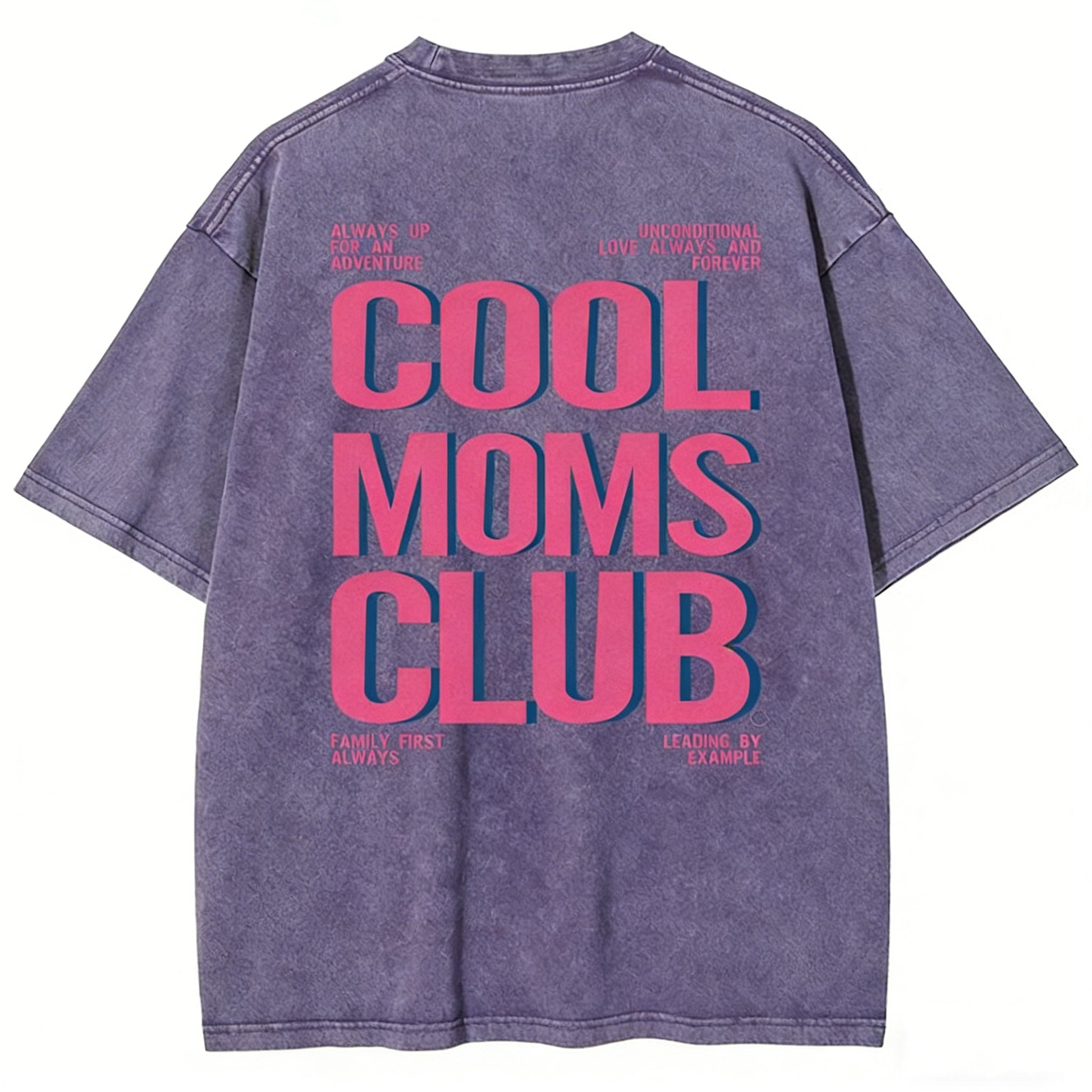 Cool Moms Club Unisex Fit Washed T-shirt