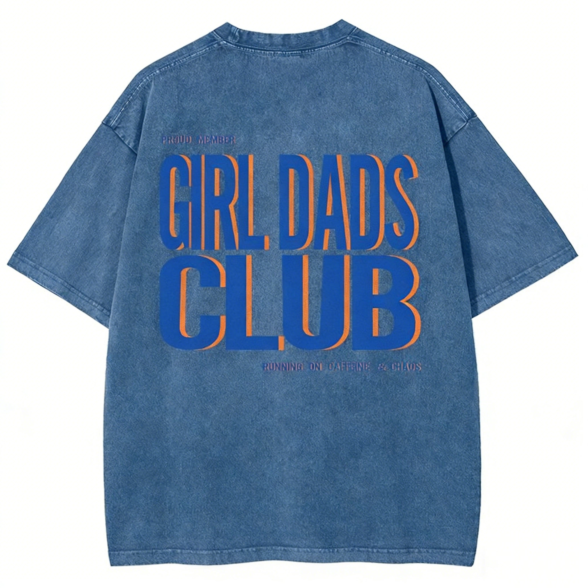 Girl Dads Club Unisex Fit Washed T-shirt