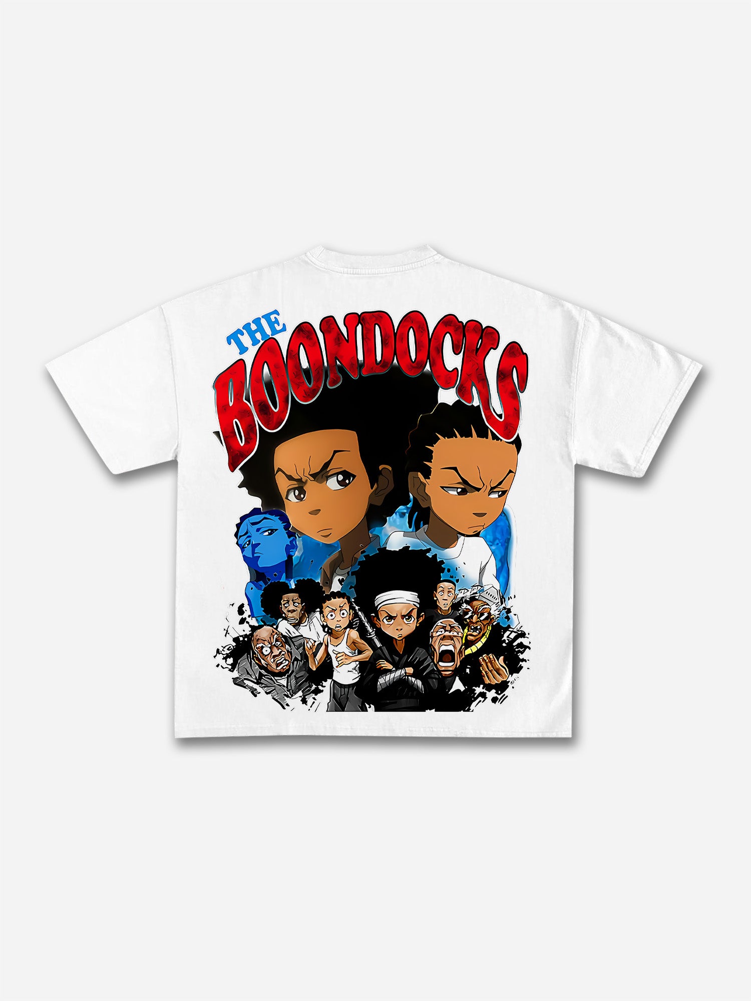 The Boondocks Themed Print Graphic Cotton T-shirt