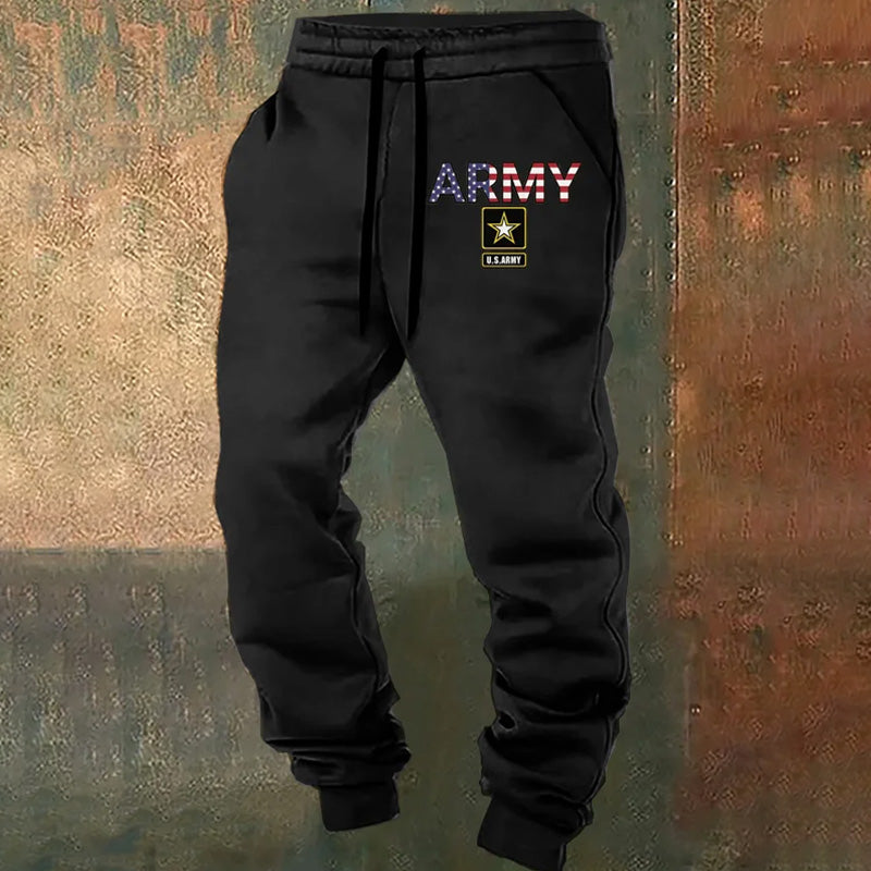 Men's Veterans Army Graphic Classic Sweatpants