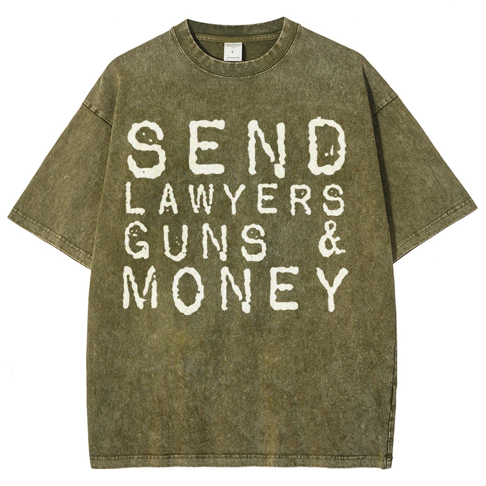 Send Lawyers Guns And Money Vintage Distressed T-shirt