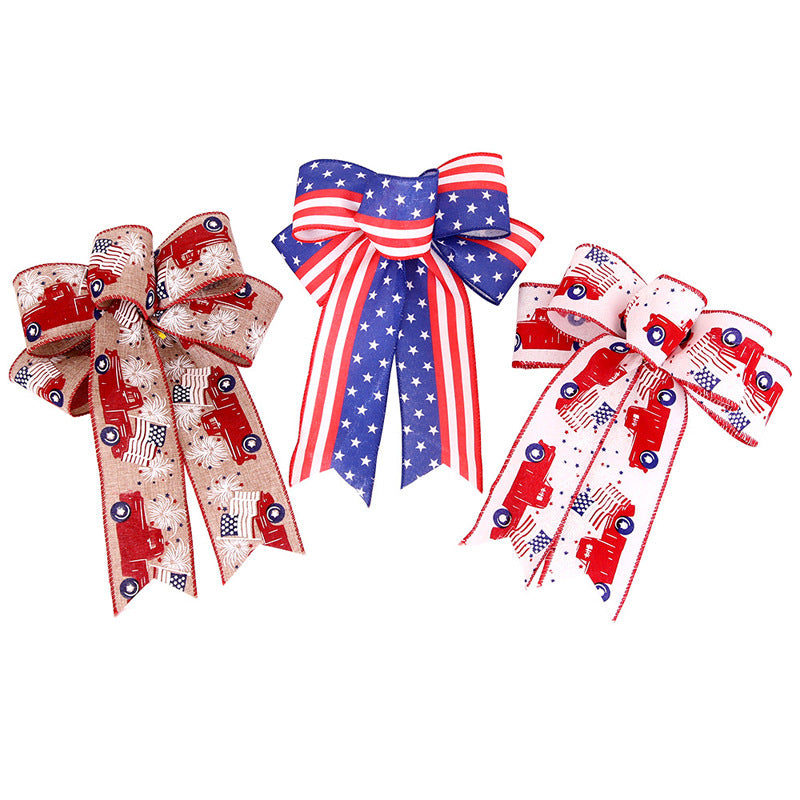 Independence Day Flag Bow