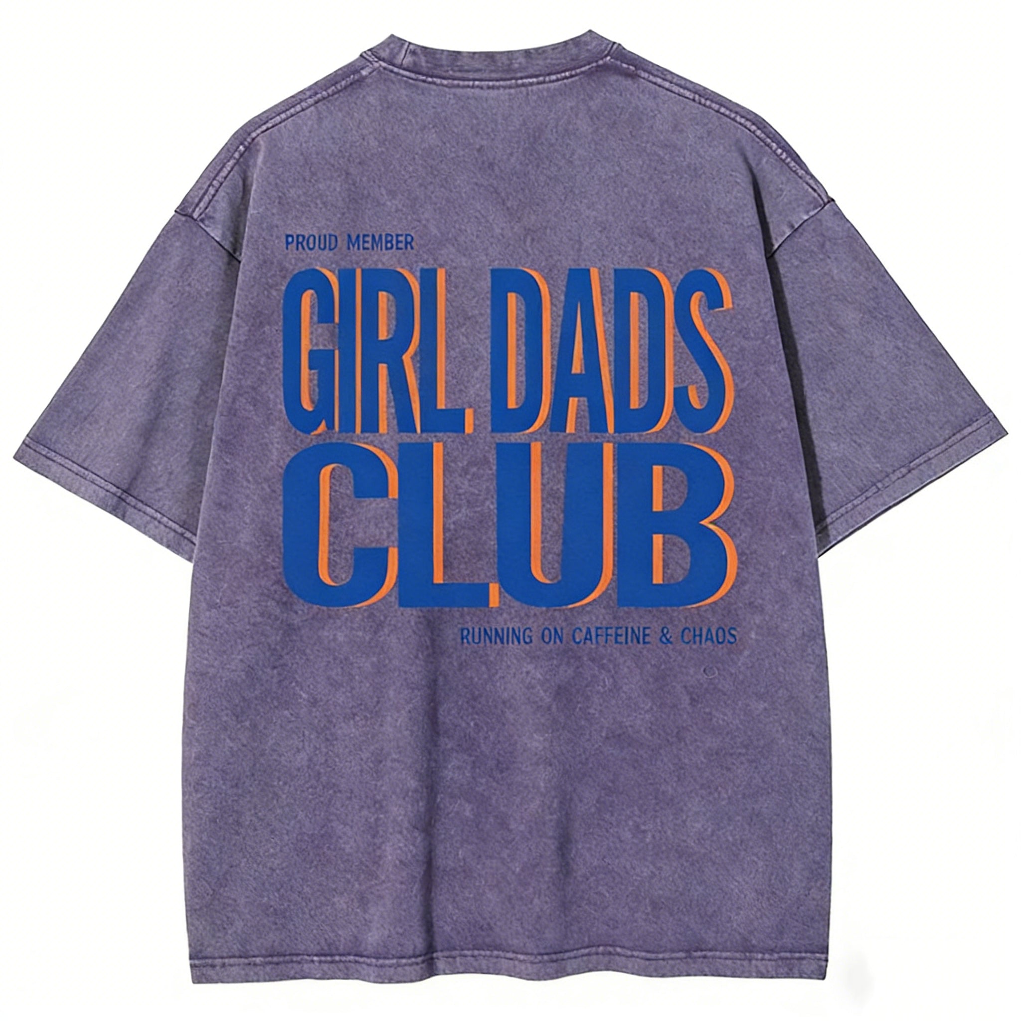 Girl Dads Club Unisex Fit Washed T-shirt