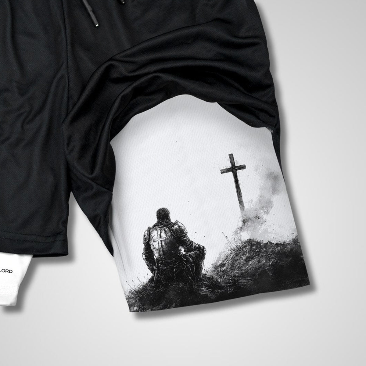 Psalms 27:1 Soldier's Faith Performance Shorts