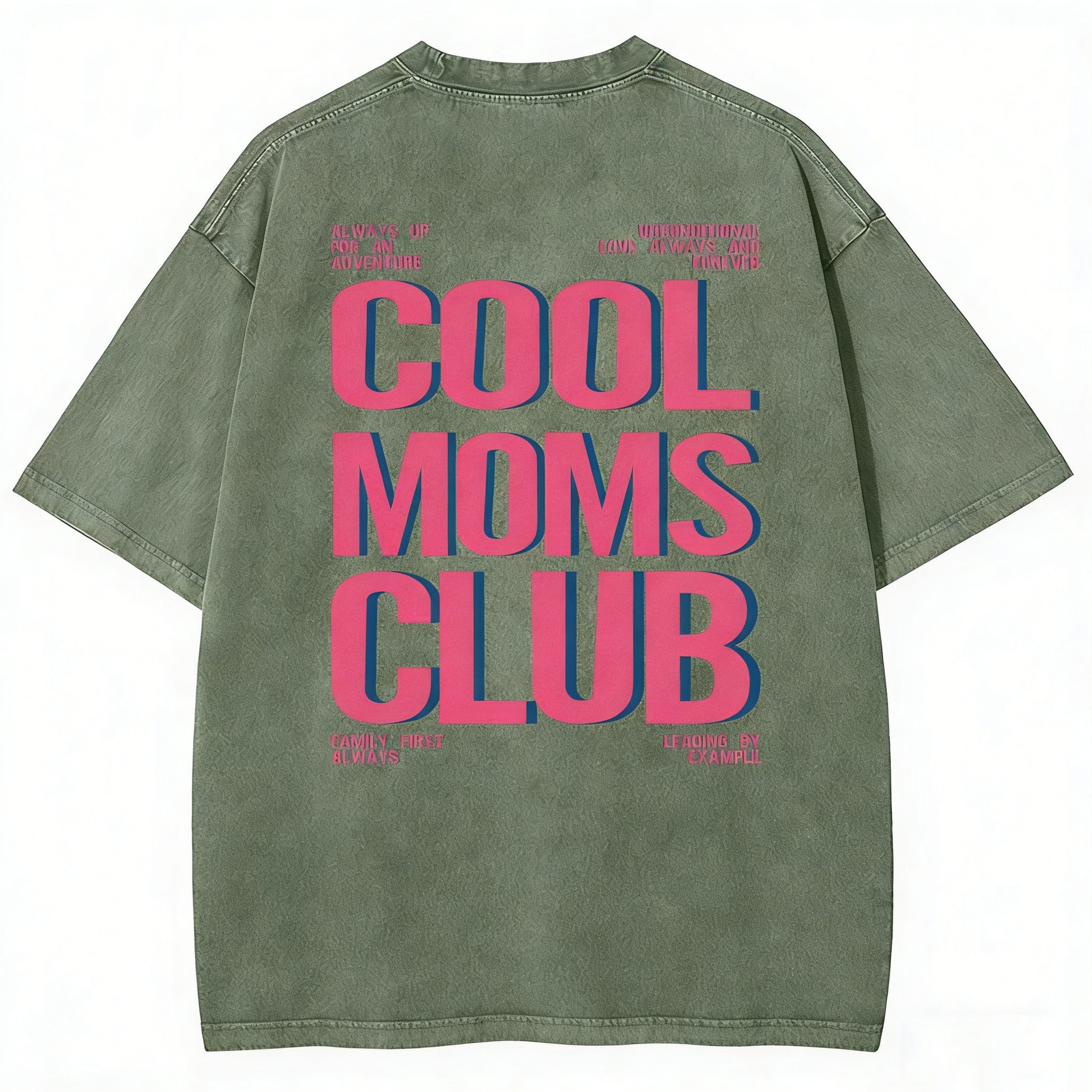 Cool Moms Club Unisex Fit Washed T-shirt