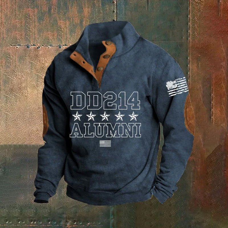 Men's Retro Dd-214 Veteran Sweatshirt