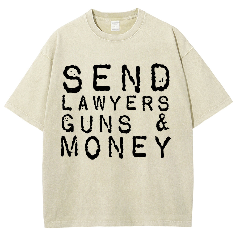 Send Lawyers Guns And Money Vintage Distressed T-shirt