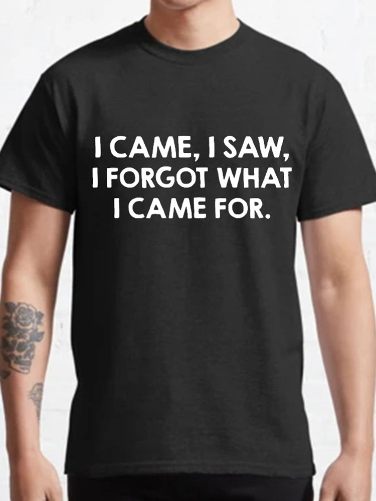 I Came And Saw T-shirt