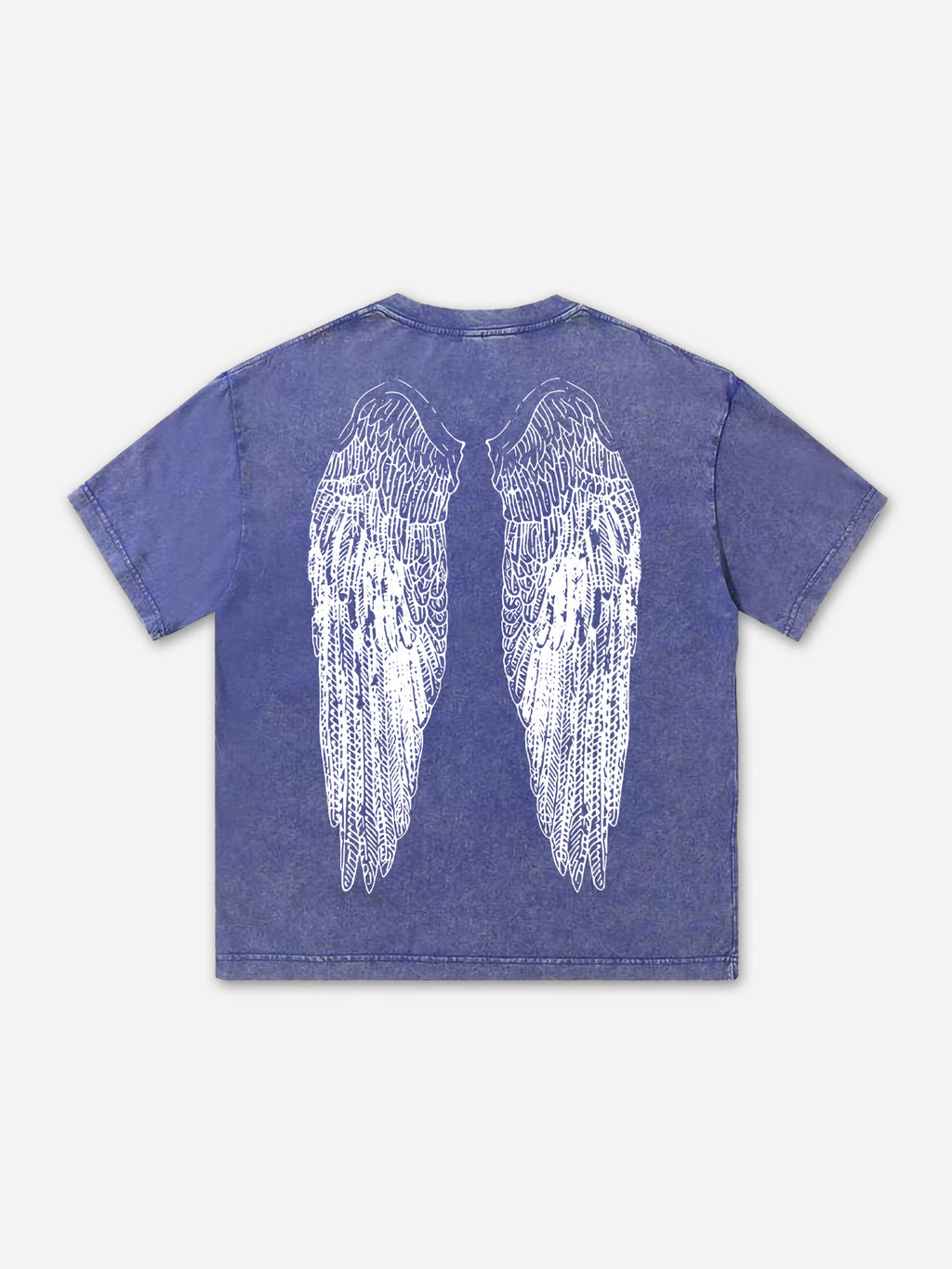 Y2k Angel Wings Gothic Dark Vintage Graphic Acid Washed T-shirt