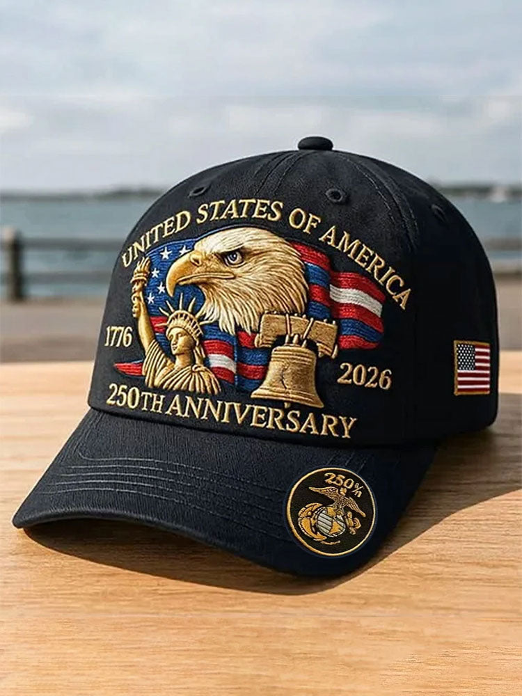 United States 250th Anniversary Print Cap