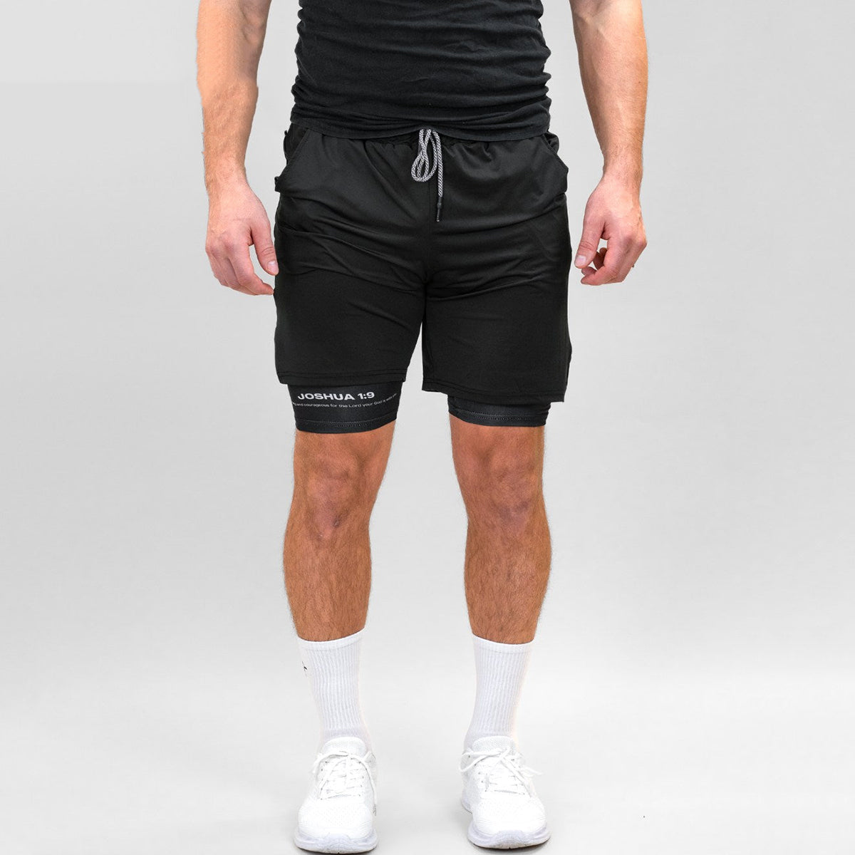Joshua 1:9 Lion Performance Shorts