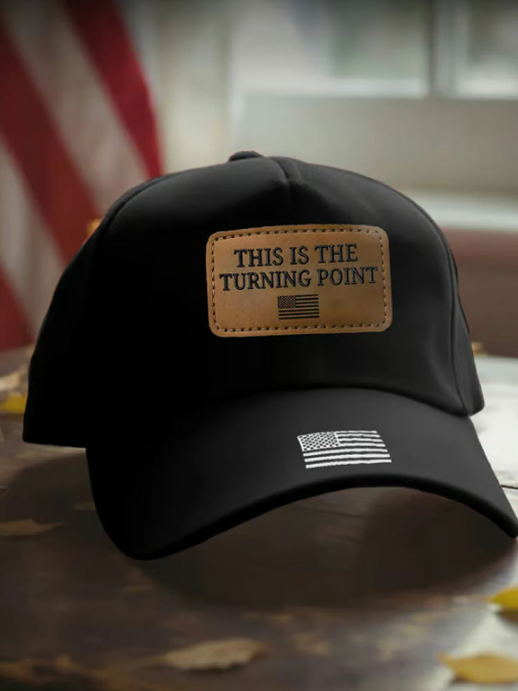 This Is A Turning Point Print Baseball Cap