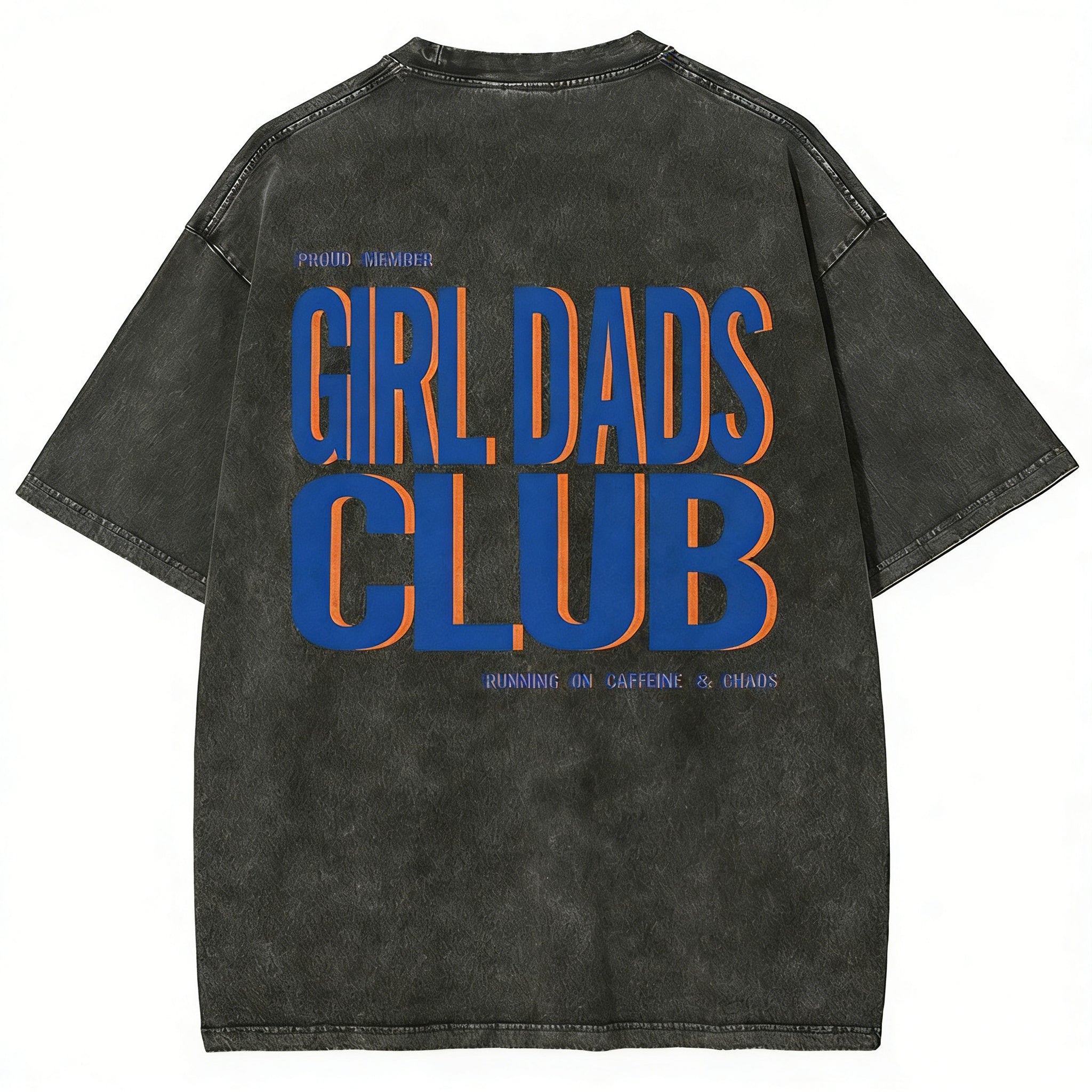Girl Dads Club Unisex Fit Washed T-shirt