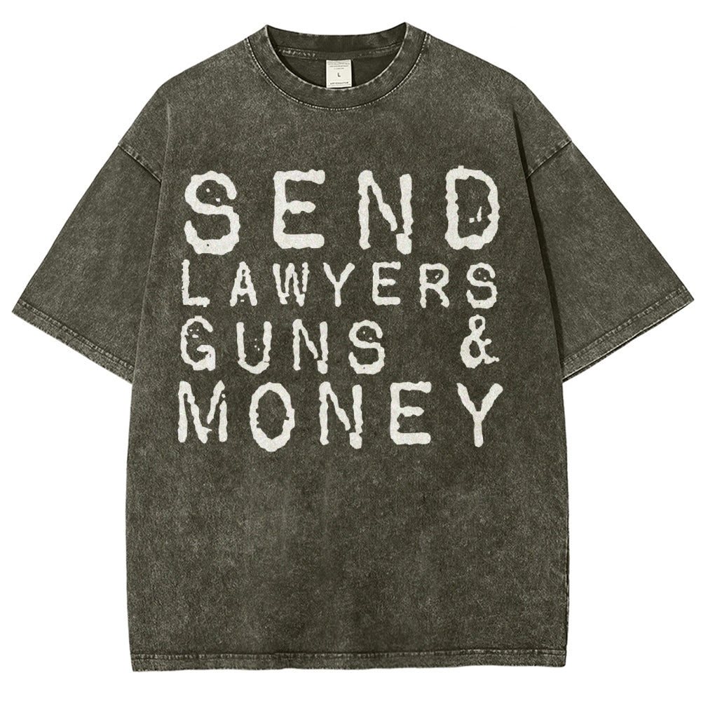 Send Lawyers Guns And Money Vintage Distressed T-shirt